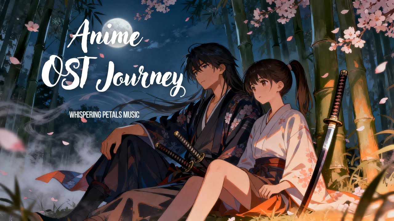 (No Ads) Anime OST Piano Journey 🌙 Emotional Instrumentals from Ghibli, Romance & Action Anime