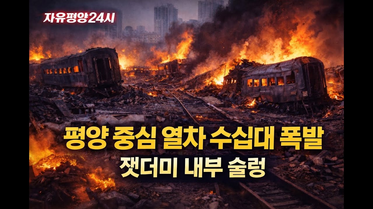 [사건파일] 평양 중심 열차 수십대 폭발해 잿가루