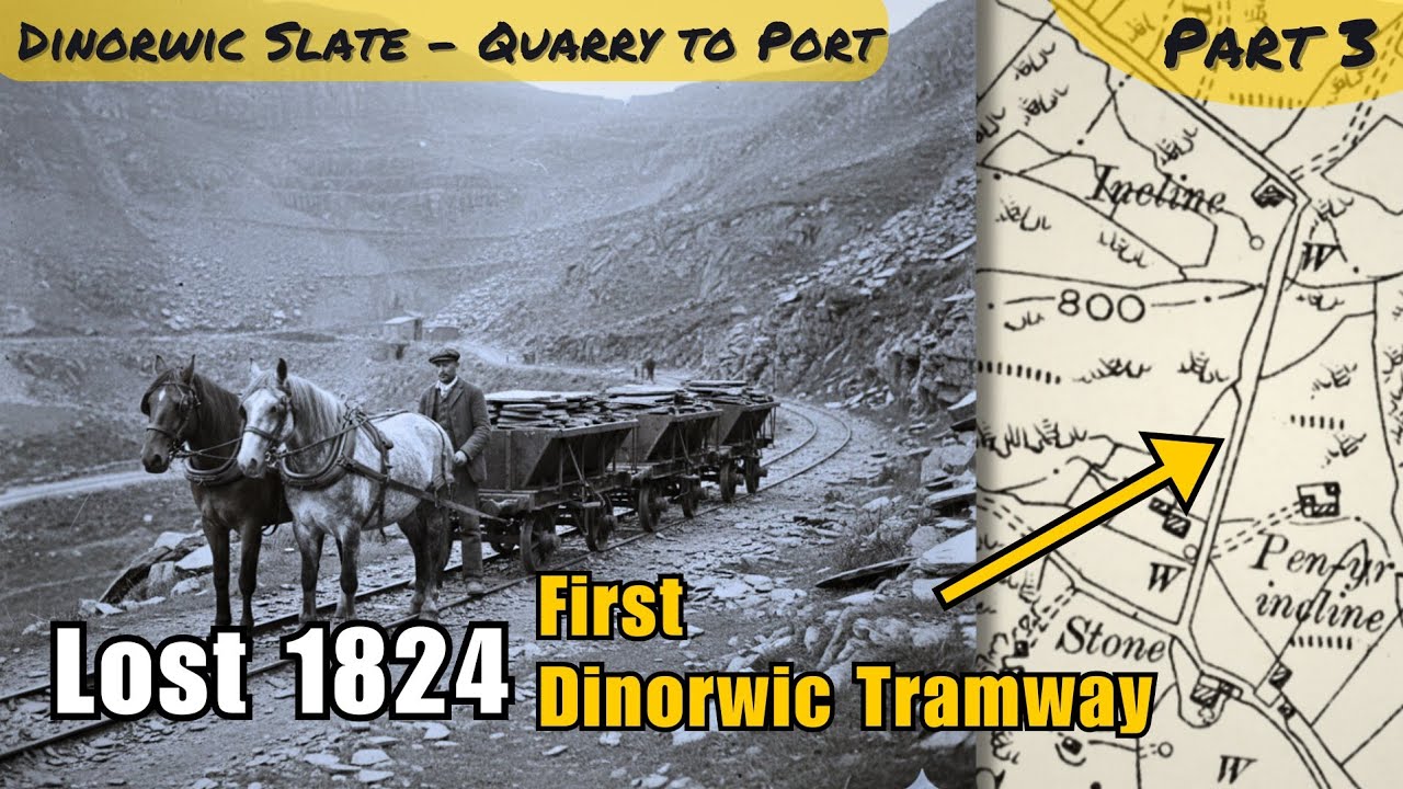 Historia tramwaju Dinorwic z 1824 r. &ndash; niesamowite pozostałości po pochylni