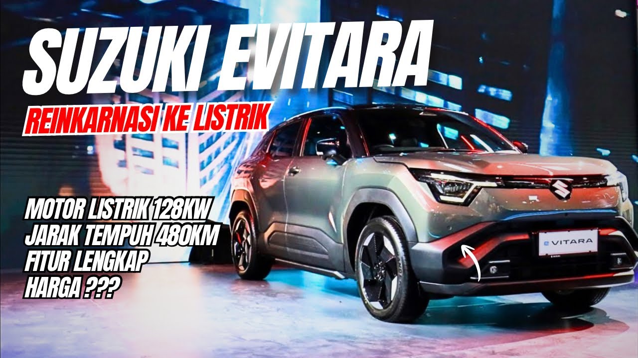 MOBIL LISTRIK SUZUKI EVITARA PERTAMA DI INDONESIA