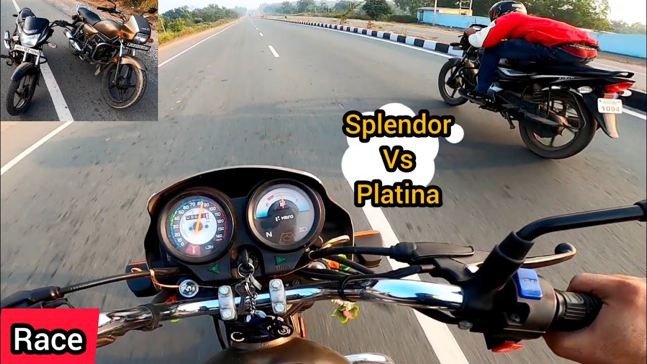 Splendor Vs Platina Race 🏁  Ye Umeed Nahi thi 😱
