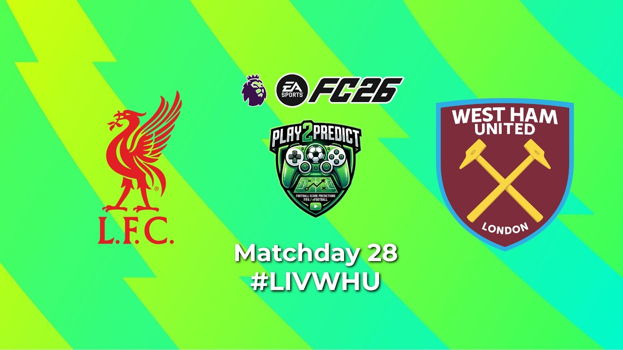 [PREMIER LEAGUE] LIVERPOOL FC vs WESTHAM UNITED – ROUND 28