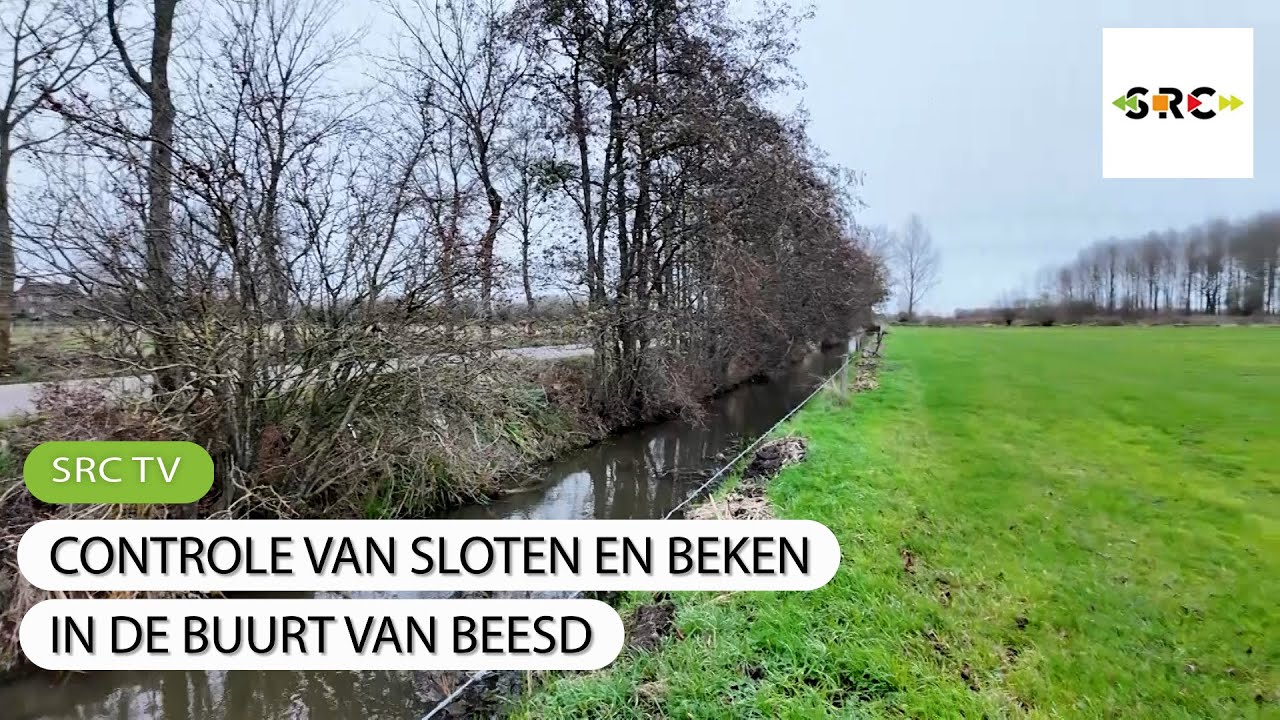 Wintercontrole van sloten en beken