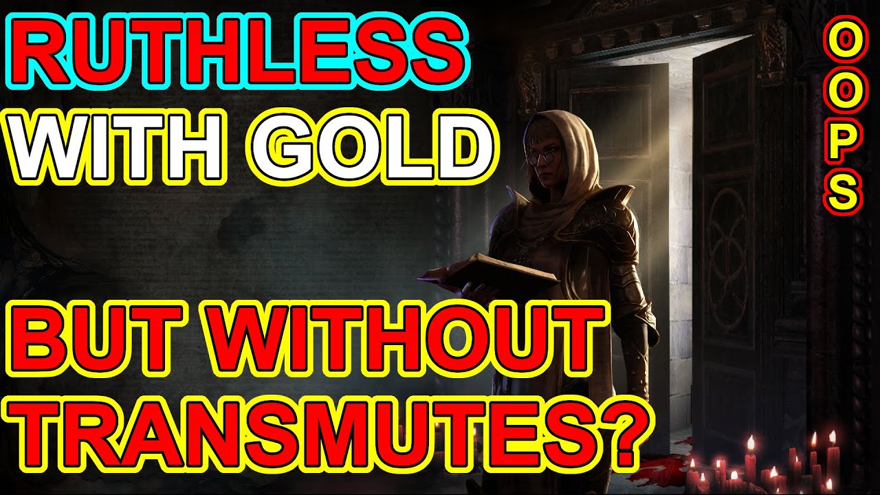 POE Ruthless With Gold First Impressions: I Like Ruthless But Not This Ruthless - Path of Exile 3.20