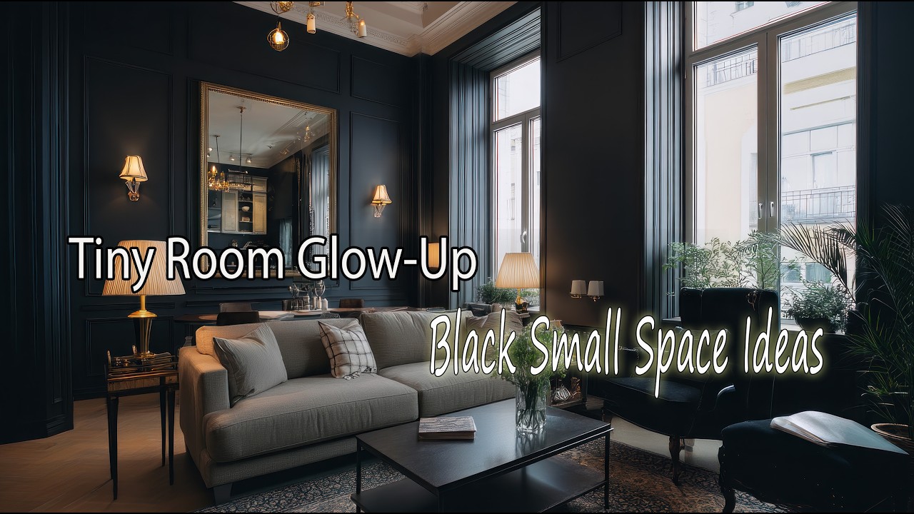 From Ordinary to Luxury | How to Use Black in Small Spaces: Make Your Home Look Bigger & Luxurious
