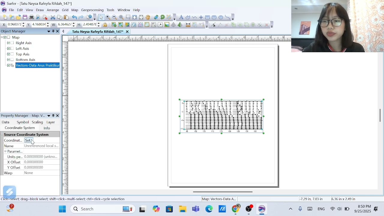 Tugas Oseanografi - OLAH DATA ARUS SURFER13