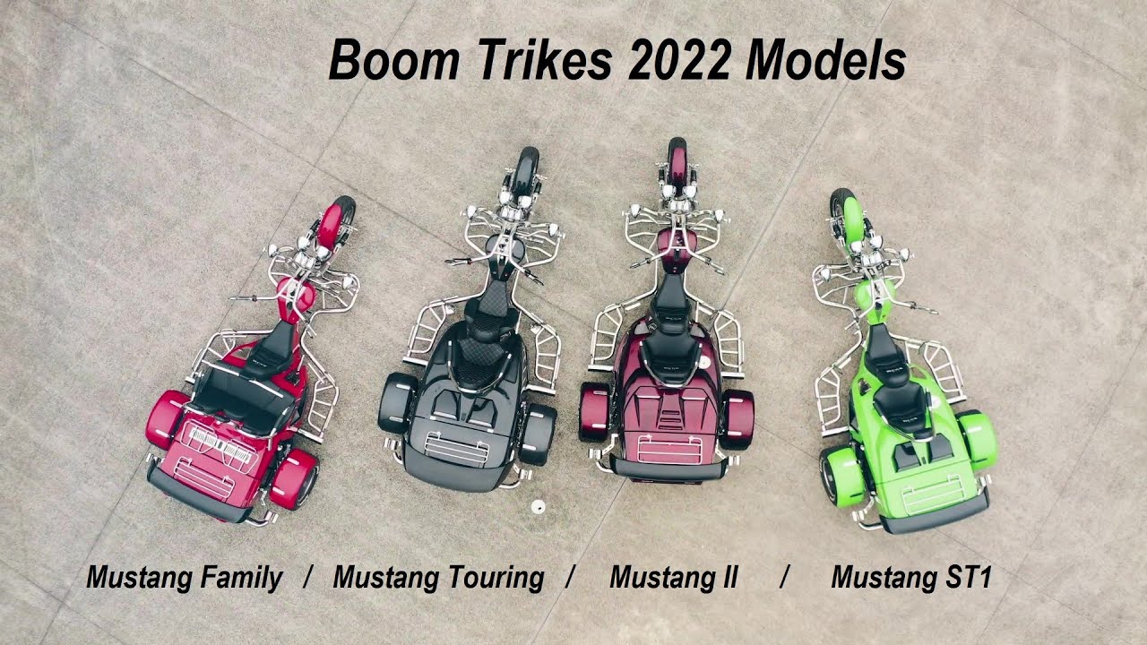 BOOM Trikes 2022 Model range