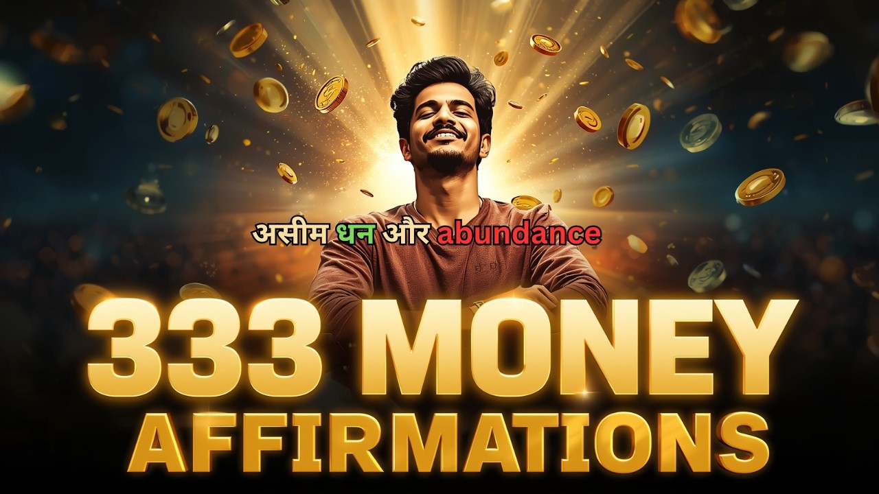 333 Positive Affirmations for Money & Abundance in Hindi | Law of Attraction | Manifest Wealth Fast