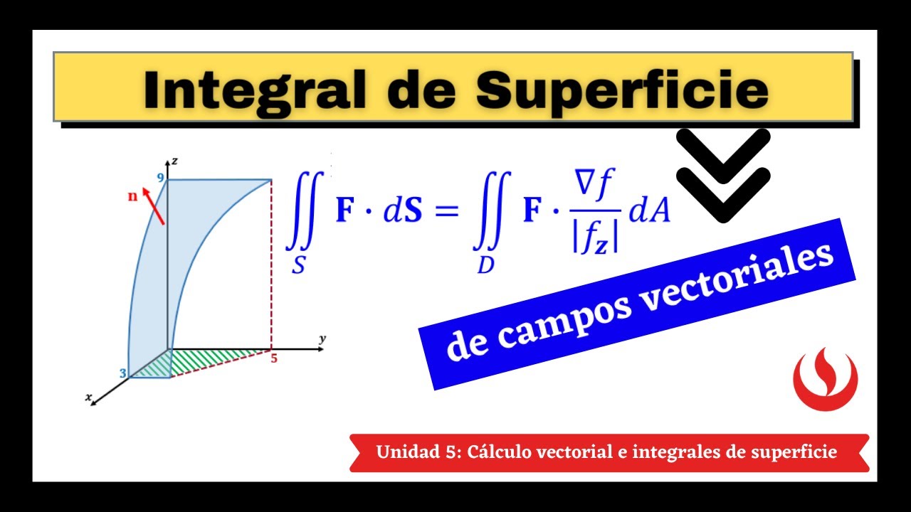 UNIDAD 5: Integral de superficie de campo vectorial