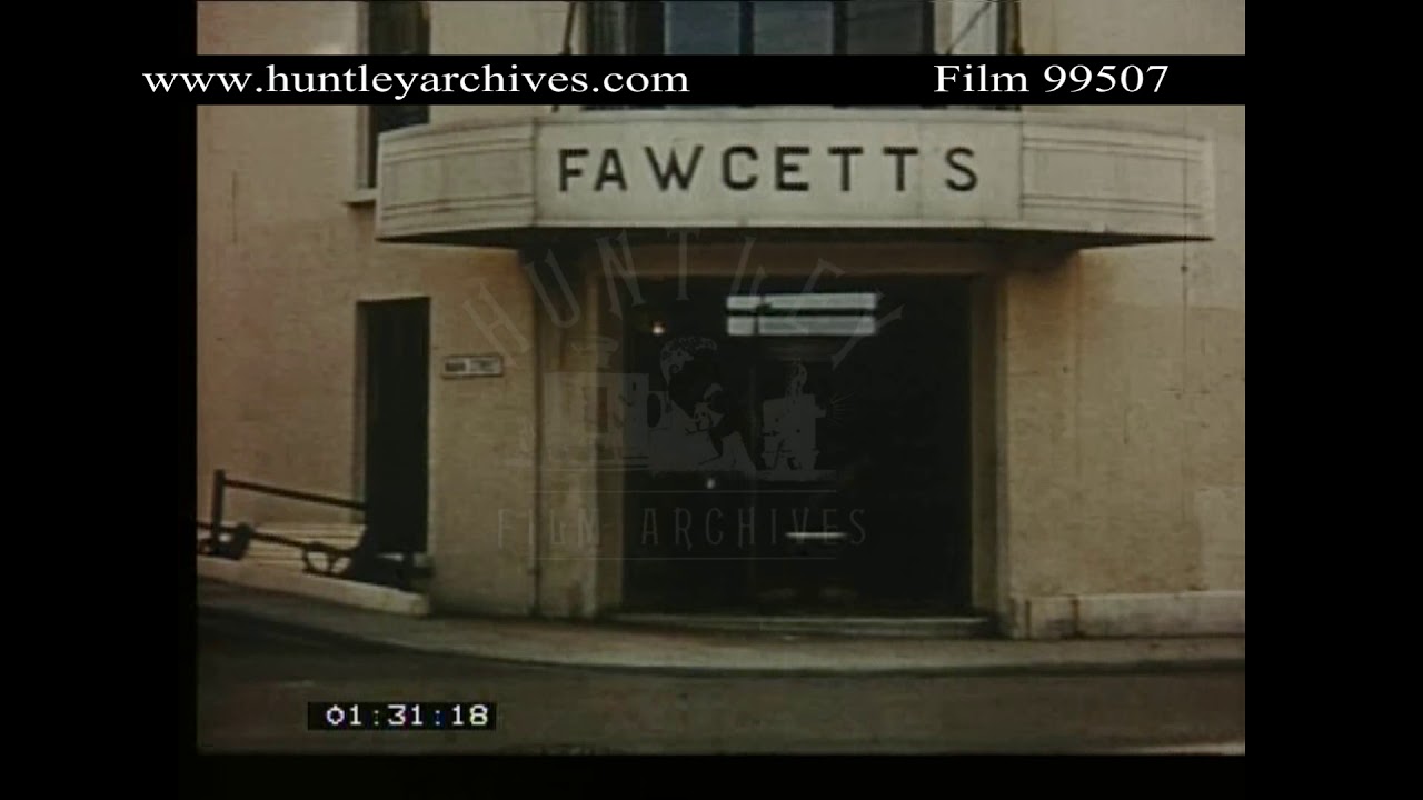 Fawcetts Royal Portrush Hotel, 1950's.  Archive film 99507