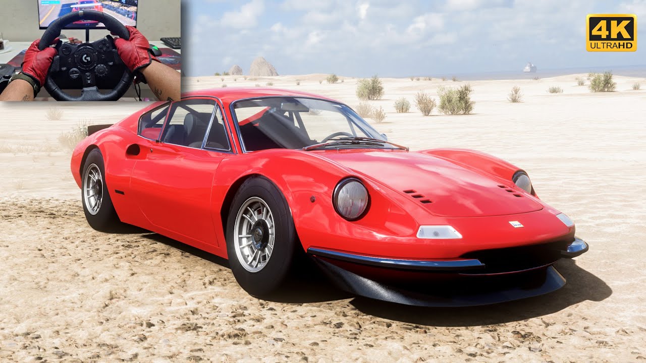 Ferrari Dino 246 GT - Forza Horizon 5 | Logitech G923 Steering Wheel [4K]