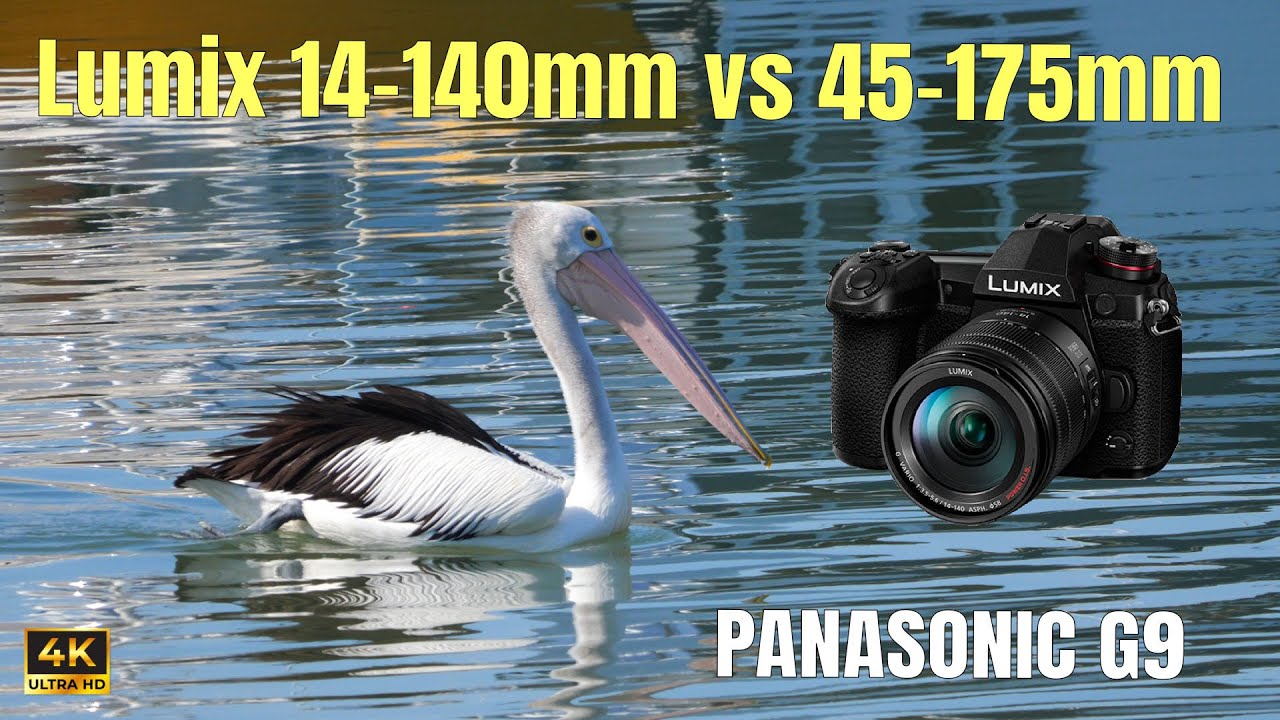 Panasonic G9 - Lumix G Vario 14-140mm F3.5-5.6 vs Lumix G X Vario PZ 45-175mm f/4-5.6 - 4K Video.