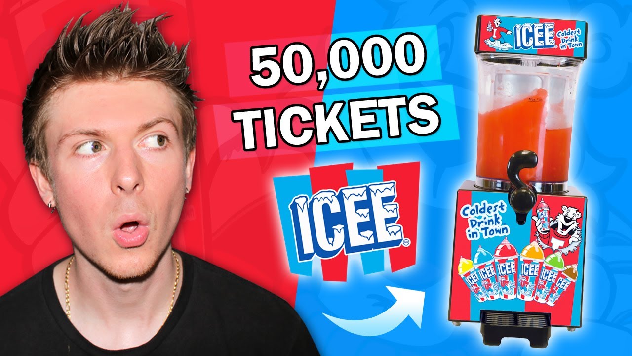 Can I Win an ICEE Machine at the Arcade? (50,000 Tickets)