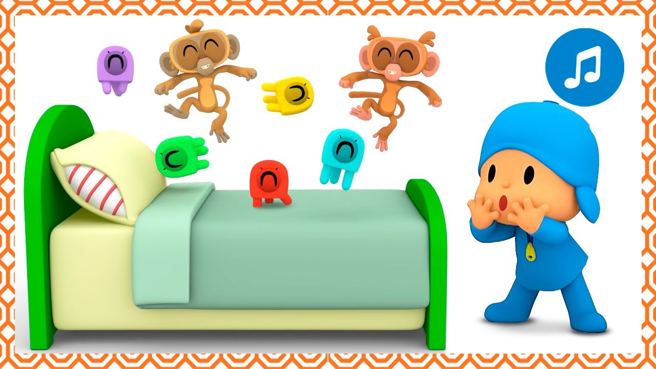 🎵 🙊 ALIENS + MONKEYS JUMPING ON THE BED + More Nursery Rhymes & Kids Songs | Pocoyo