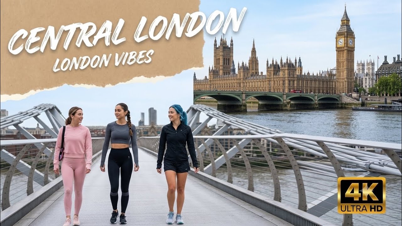 London Walking Tour 2026 | The Heart of London in 4K | No Talking, Real City Sounds