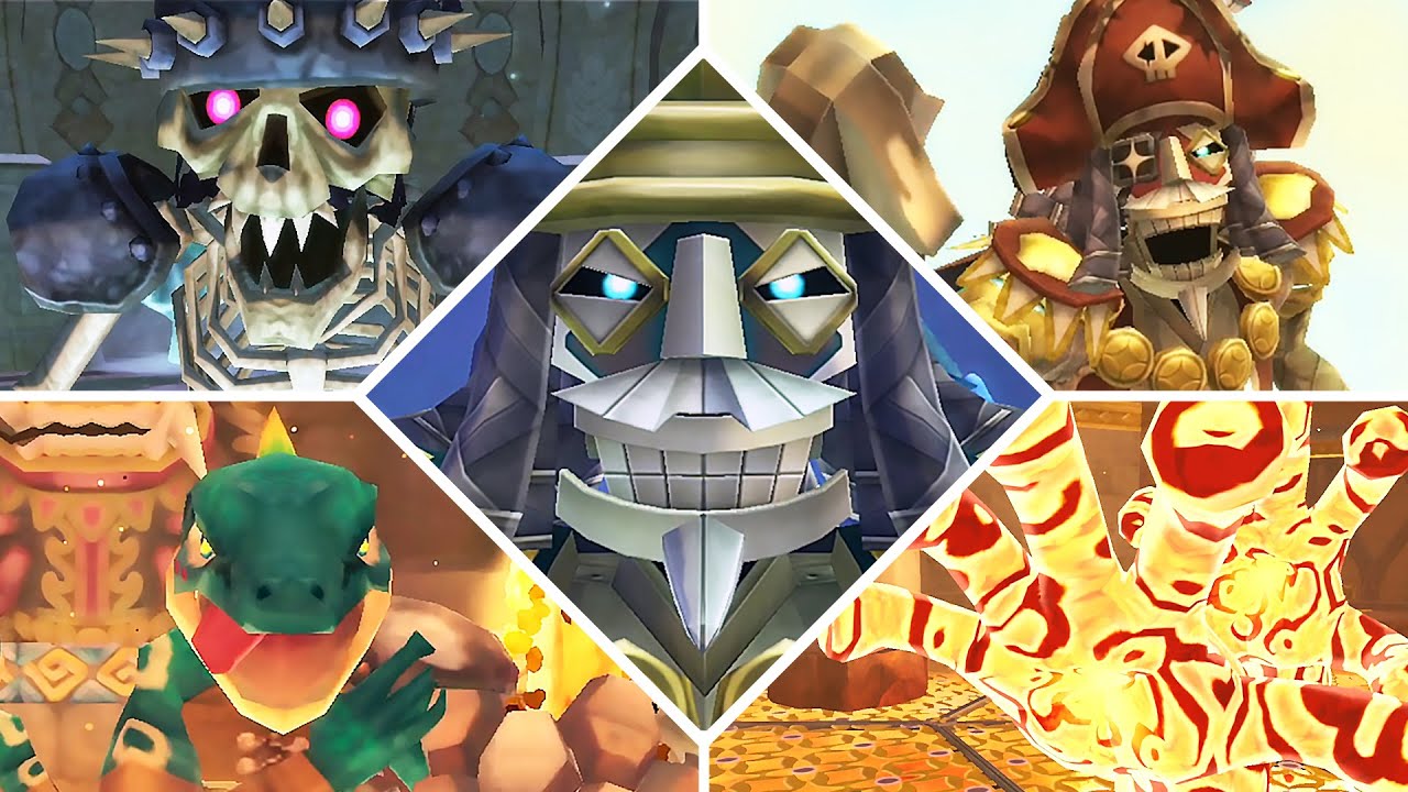 Zelda: Skyward Sword HD - All Mini Bosses (No Damage & No Shield)