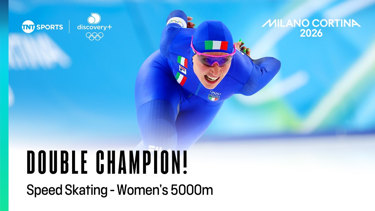 Francesca Lollobrigida wins Speed Skating 5000m GOLD for Italy! 🇮🇹🥇| Winter Olympics 2026