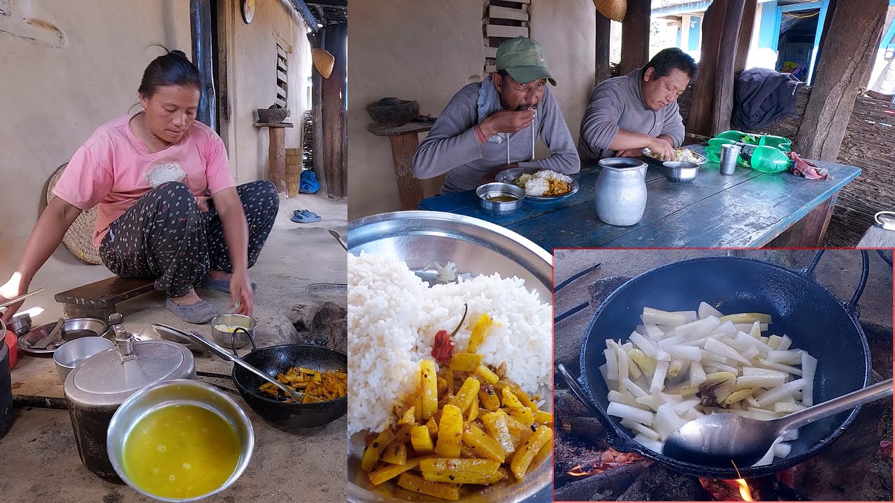 village  lunch TIME || BHUMI SARMILA'S LUNCH WITH friends in the village || @bhumicooking