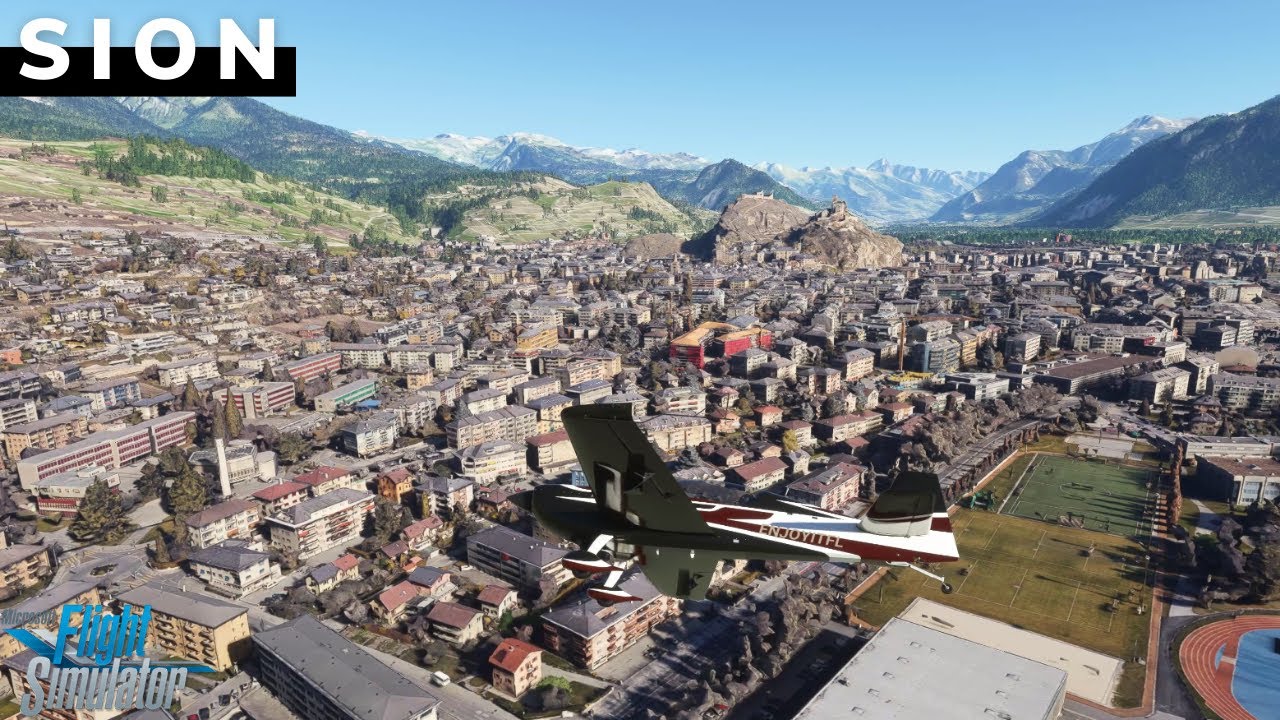 #FS2020 - Sion (Switzerland) #mods