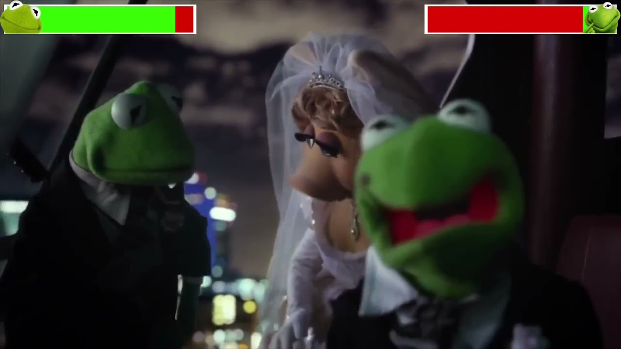 Kermit vs. Constantine with healthbars (Edited By @GabrielD2002)