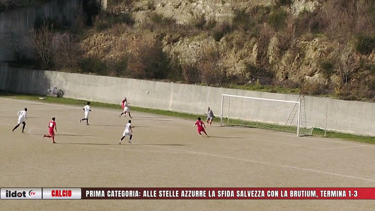 Prima Categoria: alle Stelle Azzurre la sfida salvezza con la Brutium Cosenza, termina 1-3