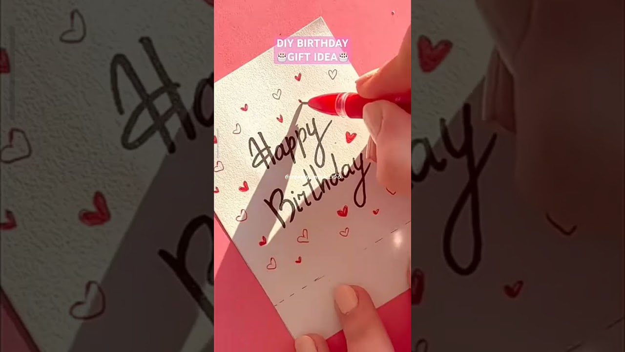 Aesthetic birthday card ideas Pt.1🌺🌺🌺 #aesthetic #cute #birthday #fypシ