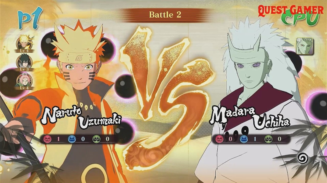 Team 7 (VS) Madara/Obito