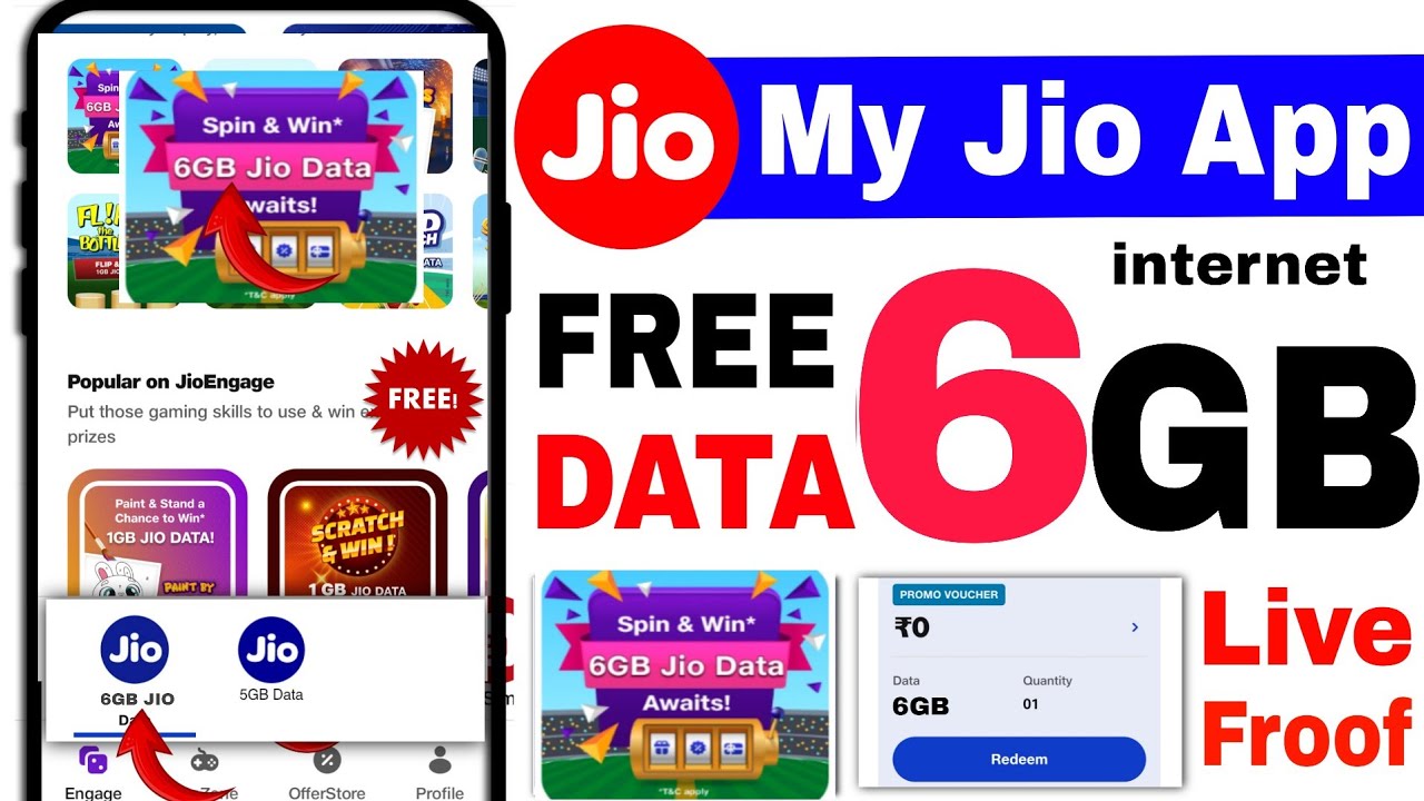 😱Jio Free 6GB data offer | Jio new offer today |Jio free data 2026 | How to Get free 6GB data in Jio