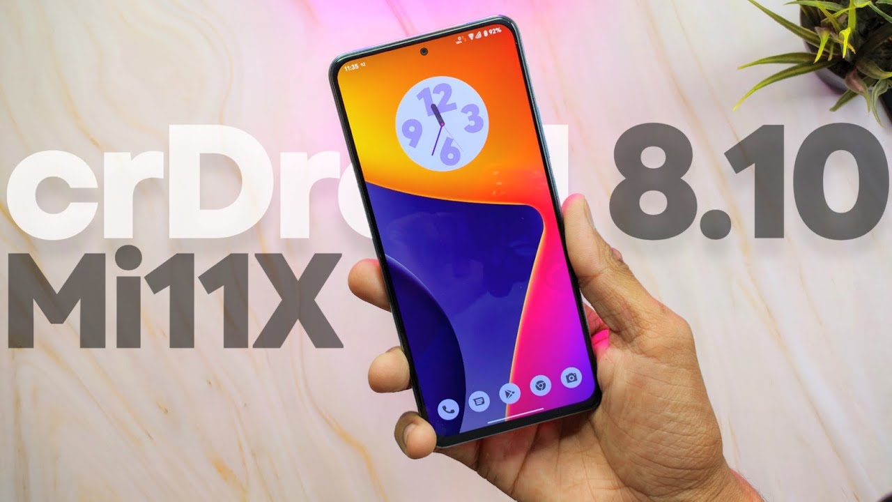 crDroid v8.10 On Mi 11X - Stunning 90Fps Performance !!