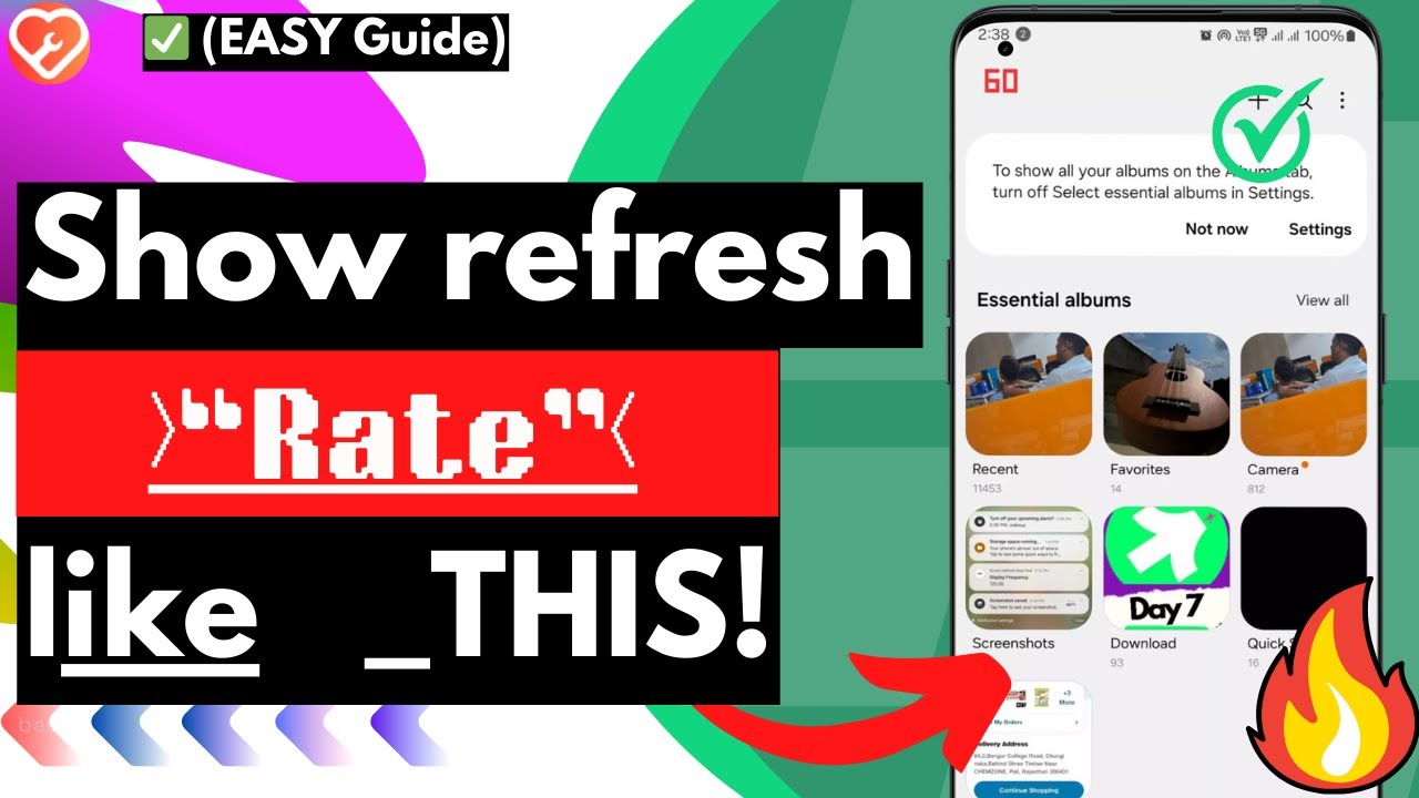 How to Get/Show Refresh Rate on Your Screen! (Android)