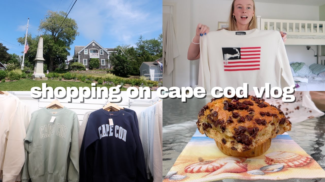 CAPE COD VLOG: shopping in chatham, coffee & muffins, mini haul!
