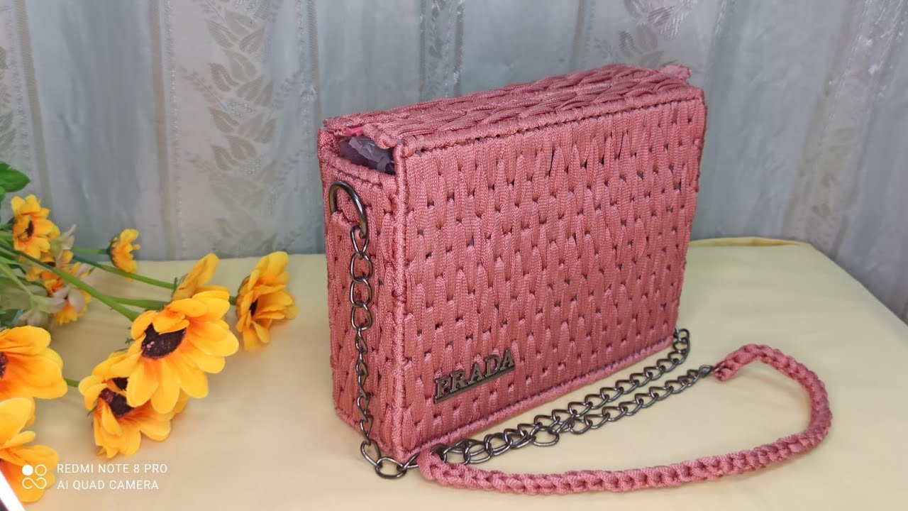 تركيب سوستة لشنطة على الكنفاه البلاستيك Instal a zipper for a bag on the plastic canvas