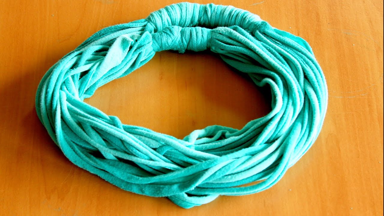 DIY T-Shirt Scarf
