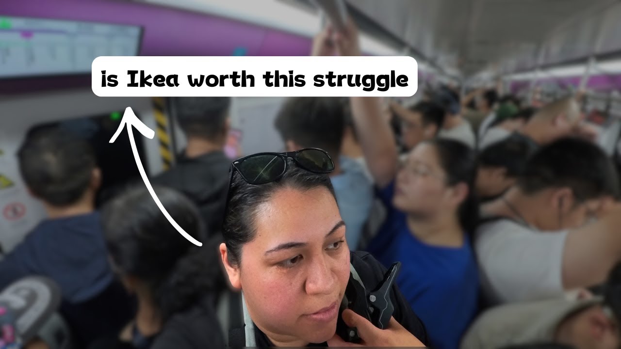 Beijing Metro at Rush Hour is CRAZY - Come to IKEA for the Day