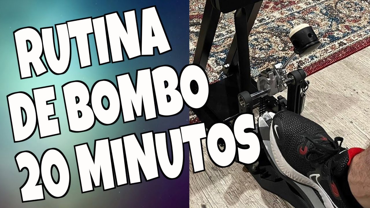 RUTINA DE BOMBO MÁS VELOCIDAD  - 20 minutos de ejercicio de BOMBO