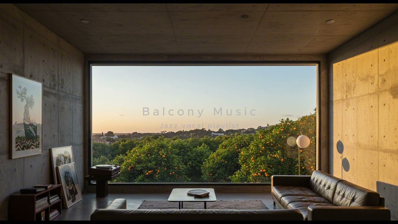[playlist] balcony9 | 오렌지 나무 그 너머, 통창 공간에서 듣는 재즈 보컬 - Quiet Jazz Vocals