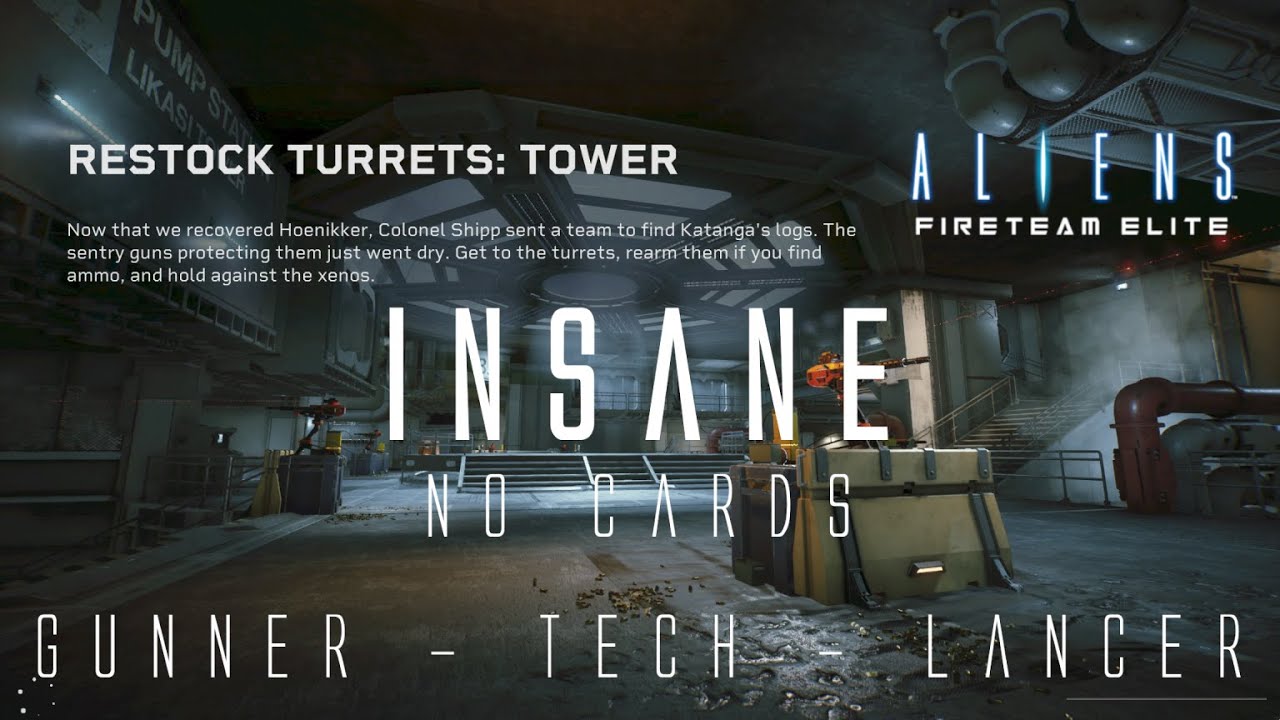Aliens: Fireteam Elite // INSANE RESTOCK TURRETS - GUNNER - No Cards - L36 & Type 21 Build