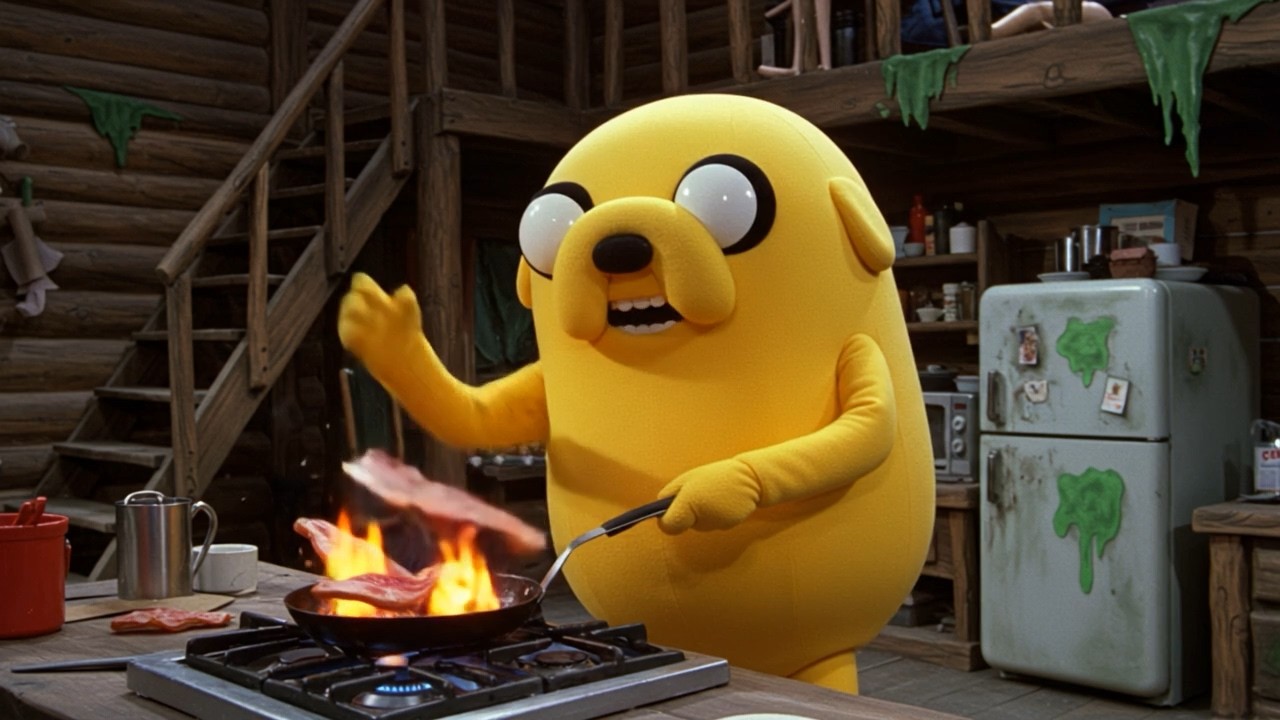 Adventure Time Funny Moments, Reimagined With Zero Budget &ndash; A Low Budget AI Remake