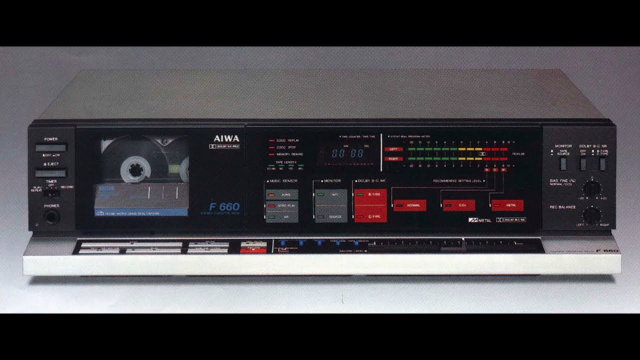 Aiwa AD-F660 в стиле восьмидесятых – когда кассетные магнитофоны наконец достигли зрелости
