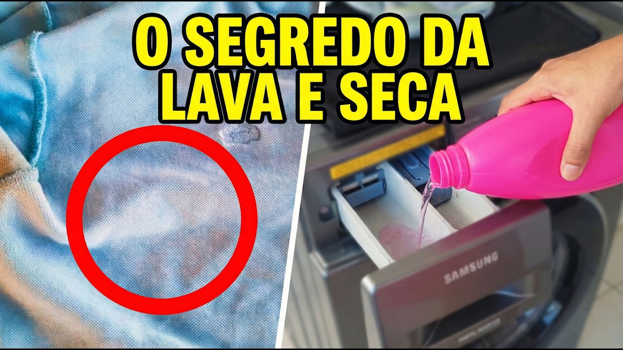 🚿 Lava e Seca Samsung Tira Manchas? Compartimento SECRETO que Potencializa o Vanish 💣