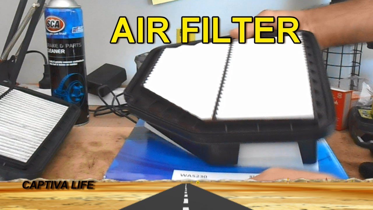 Air Filter Replacement - Holden Captiva LTZ 2.2 Diesel