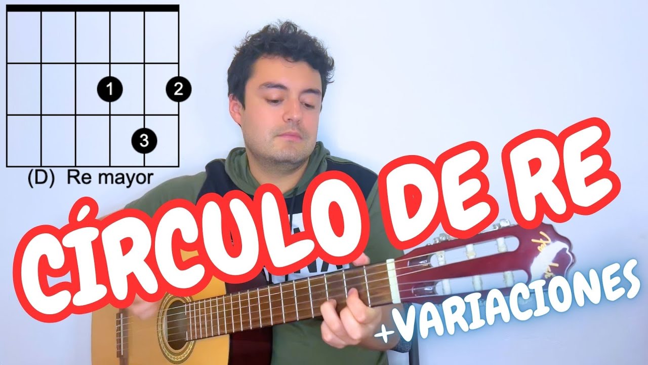 Cómo Tocar el CÍRCULO DE RE EN GUITARRA + Variaciones