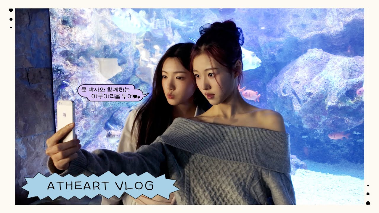 [💓-log]  아쿠아리움에 내집 마련한 아퐁서퐁 브이로그🐧