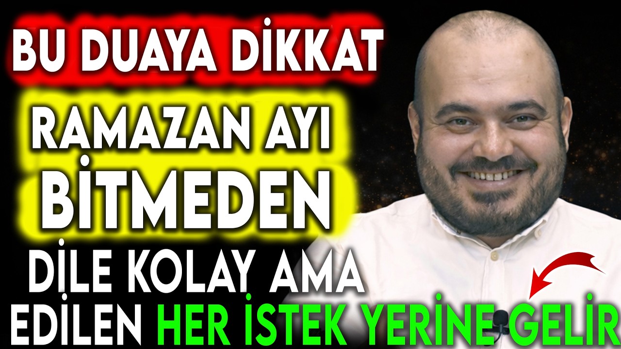6 MART DİKKAT! RAMAZAN'IN 3.CUMA GÜNÜ DİLE KOLAY AMA EDİLEN HER İSTEK YERİNE GELİR...