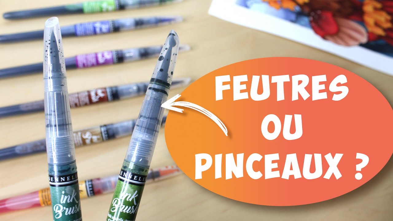 Test des Sennelier Ink Brush !