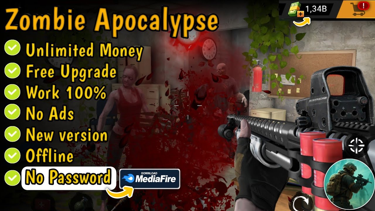 AKHIRNYA RILIS! Zombie Apocalypse v1.64.7 Mod Menu Terbaru 2026 - Unlimited Everything!