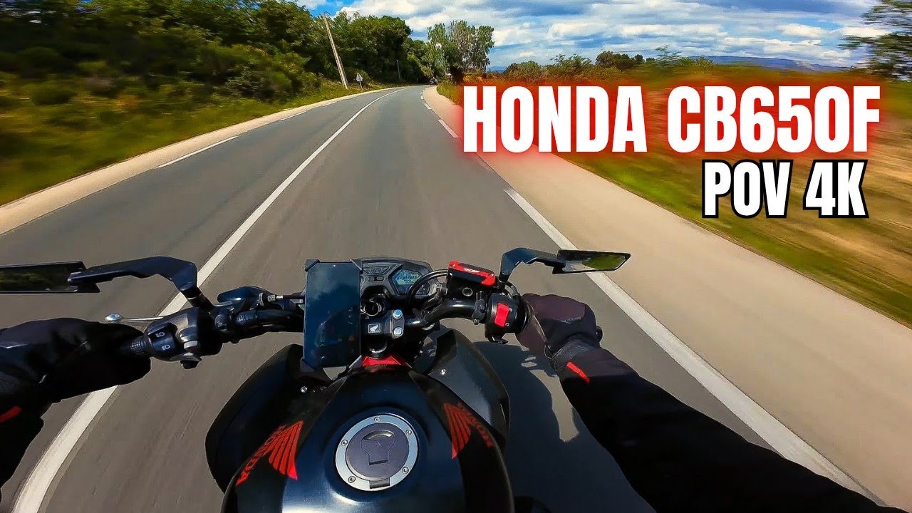 HONDA CB650F | POV RIDE 4K