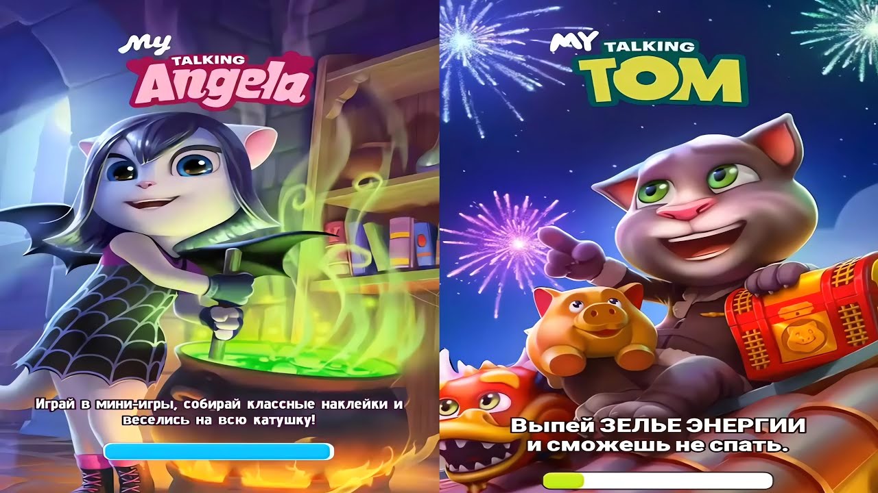 My Talking Angela Levels 1-60   My Talking Tom Levels 1-70   Walkthrough - Gameplay, Android Mobile