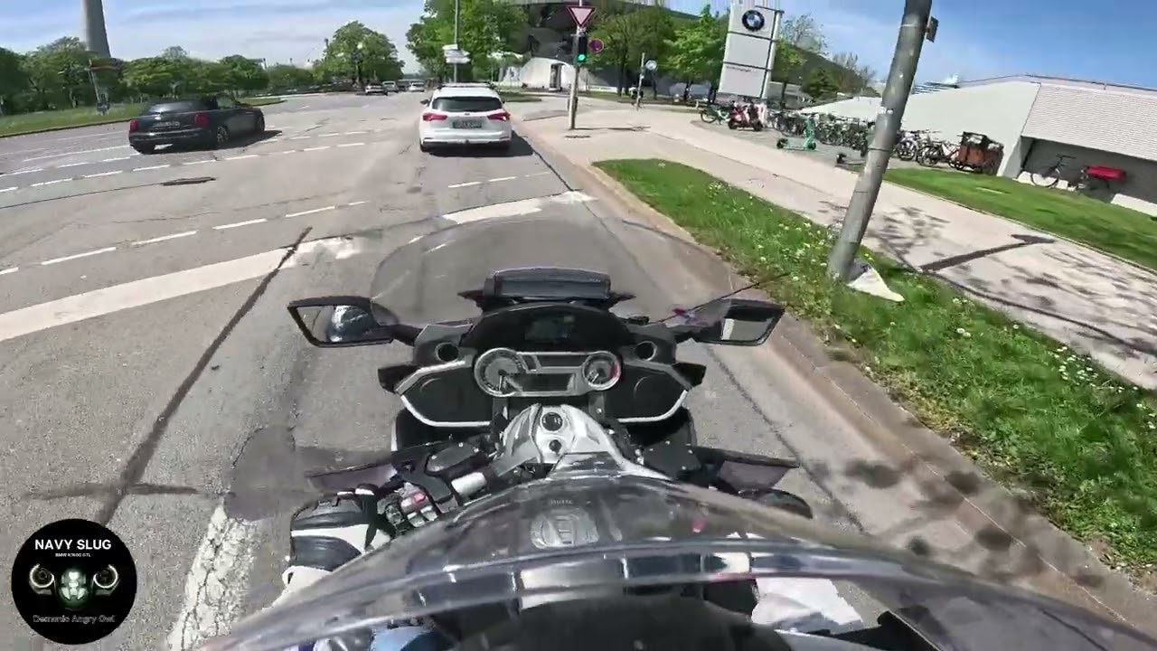 Arriving at the BMW MUSEUM..... Life with a BMW K1600 GT & other bikes!!....