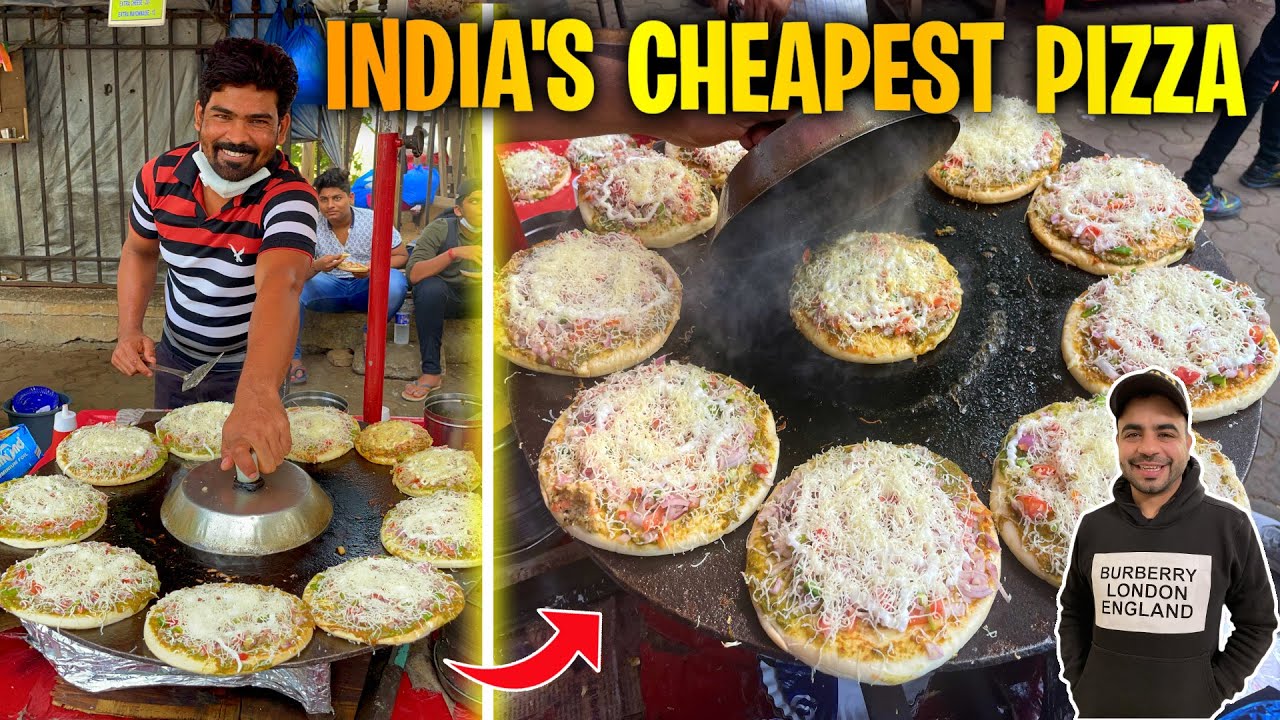 Street Style Butter Wala Tawa PIZZA for only Rs 30/- 😋😋 || रोज़ाना 500 se ज़्यादा PIZZA बेच देते हे 😲😲
